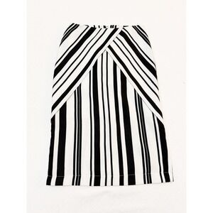 JOA Assymetrical Design Striped Pencil Skirt Size Small